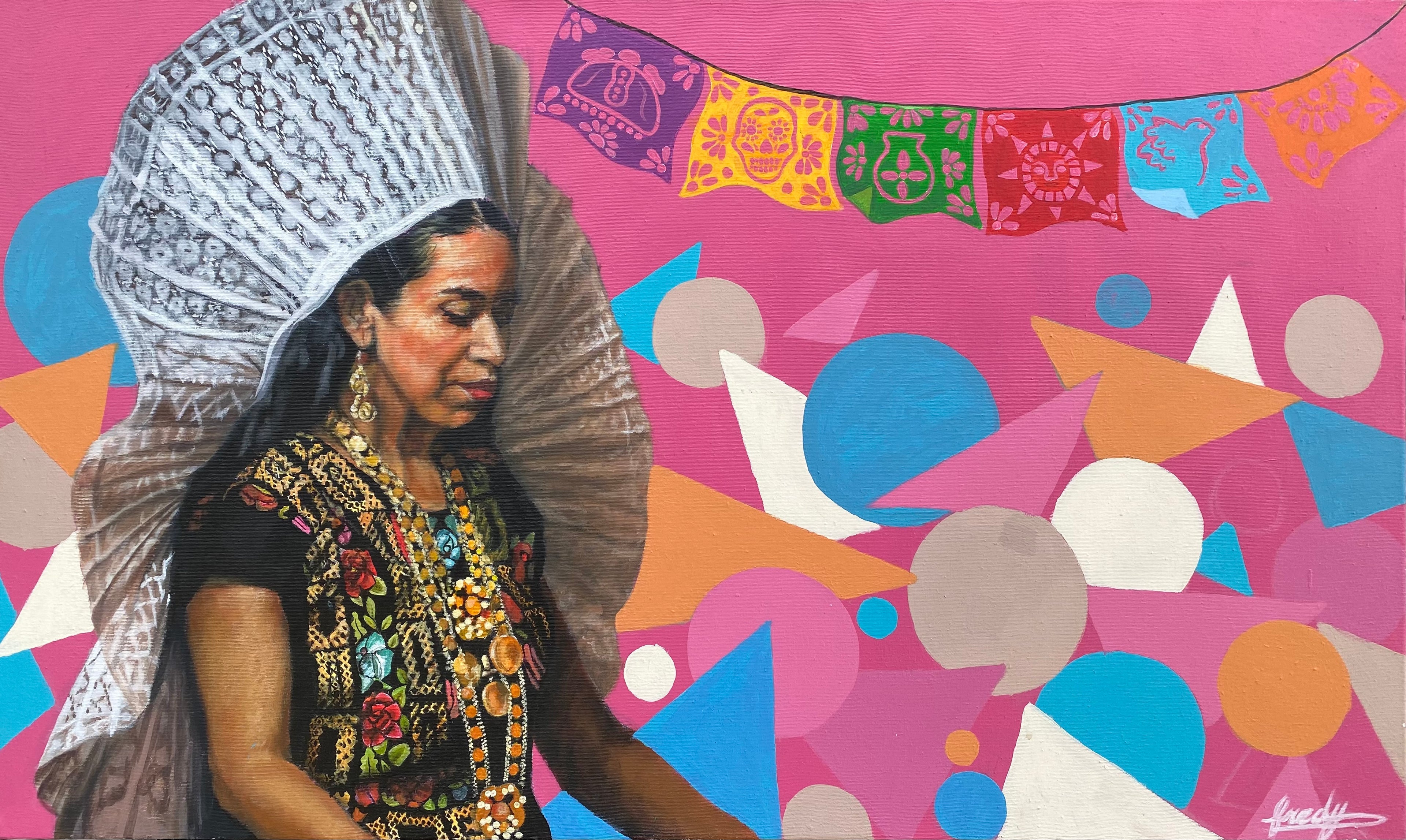 Print “Istmeña de fiesta”